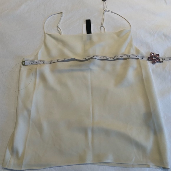 J Brand Finley Spaghetti Strap Cream color Silk Cami Size M - Picture 12 of 14